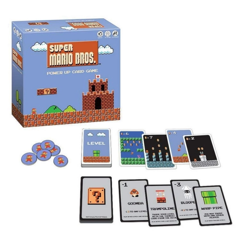 Super Mario Bros Power Up Card Game
